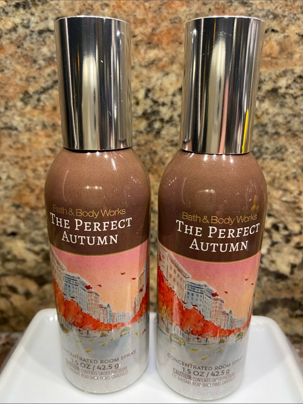 2) “The Perfect Autumn” Concentrated Room Sprays, ea: 1.5 oz / 42.5 g, B&BW, NWT